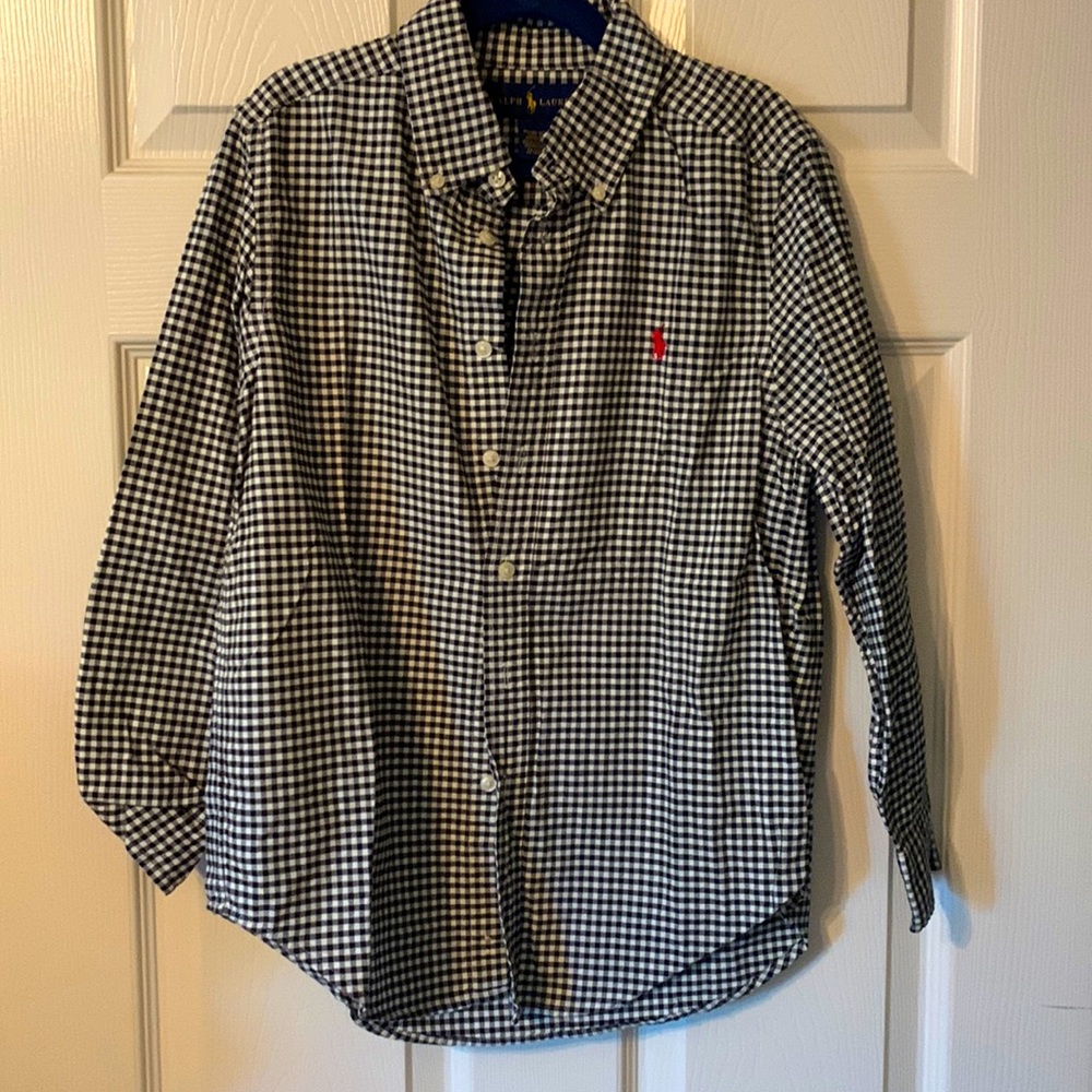 Ralph Lauren boy’s button up, size 10/12